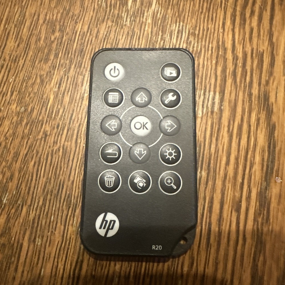 HP Remote R20 LCD Digital Photo Frame Original Replacement Control Black